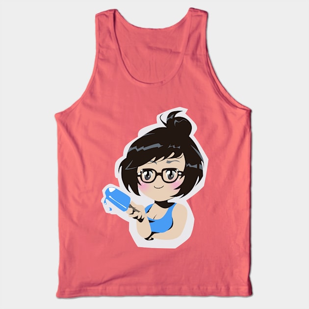 Mei - Spray Tank Top by galacticshirts